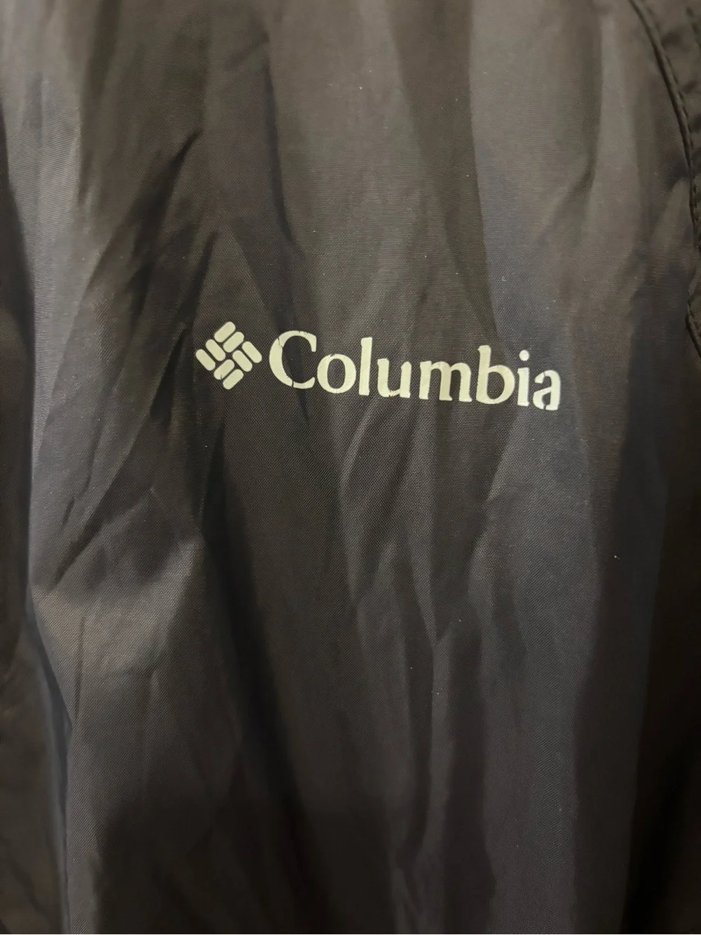 Columbia Kids' Black Windbreaker Jacket with Hood